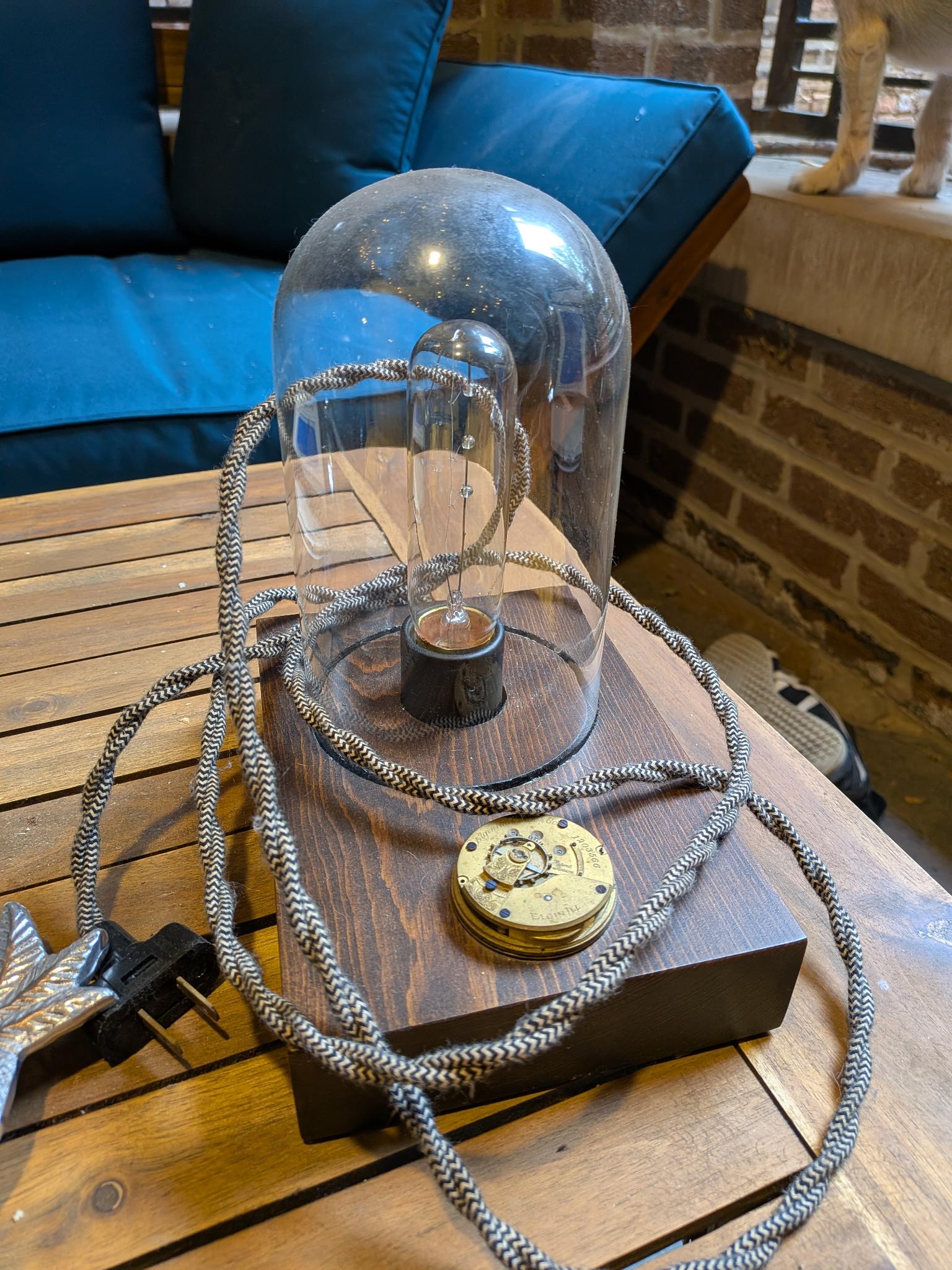 Vintage Edison Bulb Table Lamp